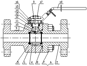 Forged steel series floating ball valve